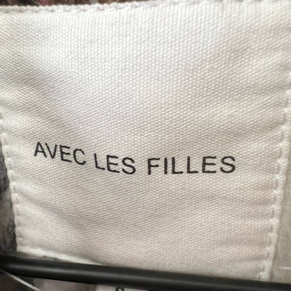 Avec Les Filles Plaid Shawl Collar Jacket Coat NWT - Picture 10 of 12